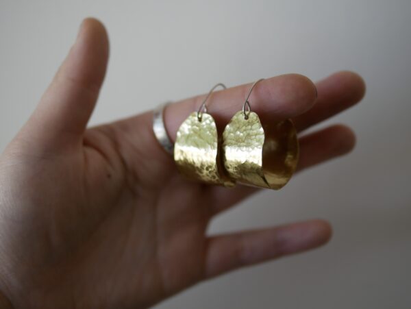 Dappled Light Hoop Earrings