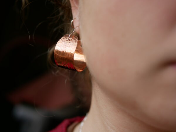Dappled Light Hoop Earrings