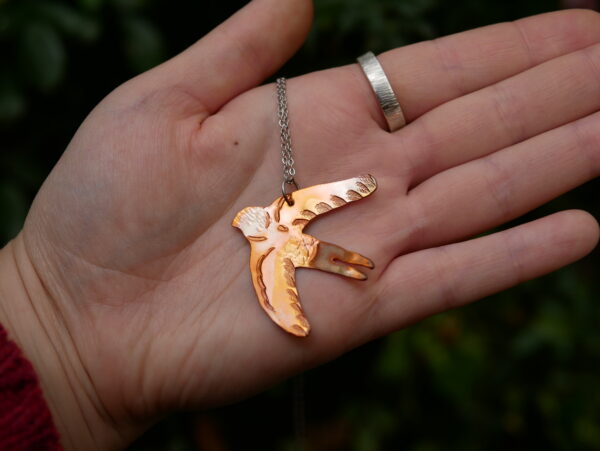 Soaring Swallow Pendant