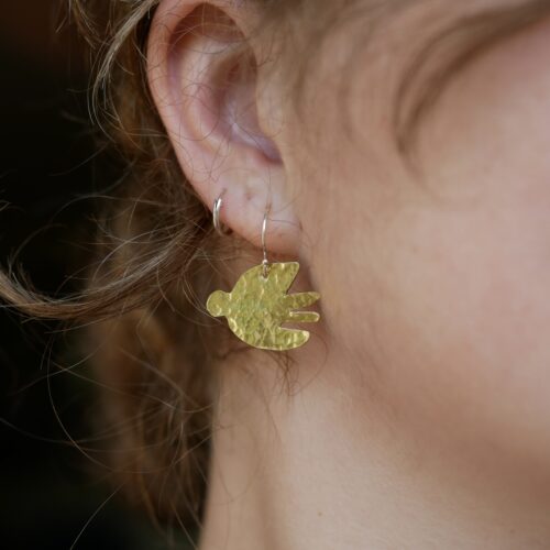 Abstract Swallow Earrings