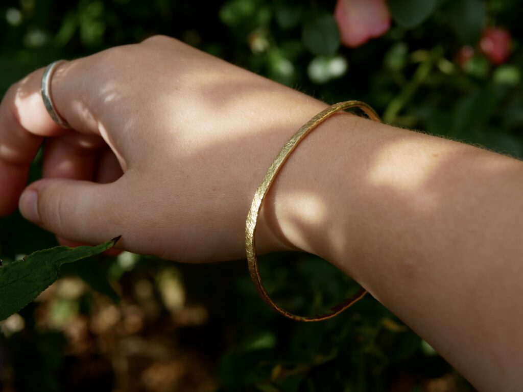 Organic Brass Bangle