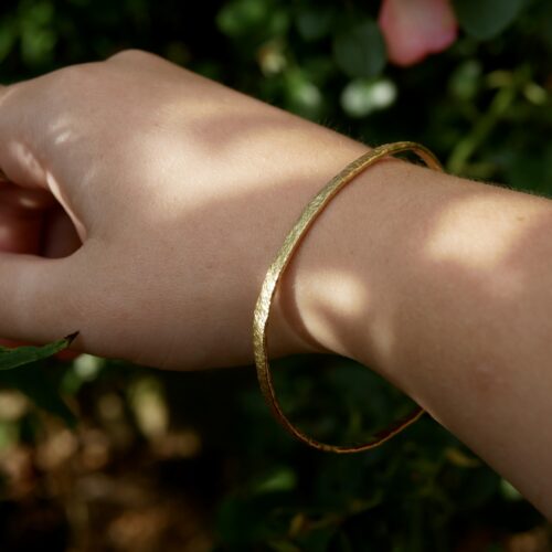 P1220919 Organic Brass Bangle