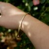 Organic Brass Bangle