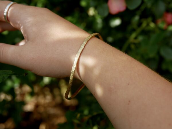Organic Brass Bangle