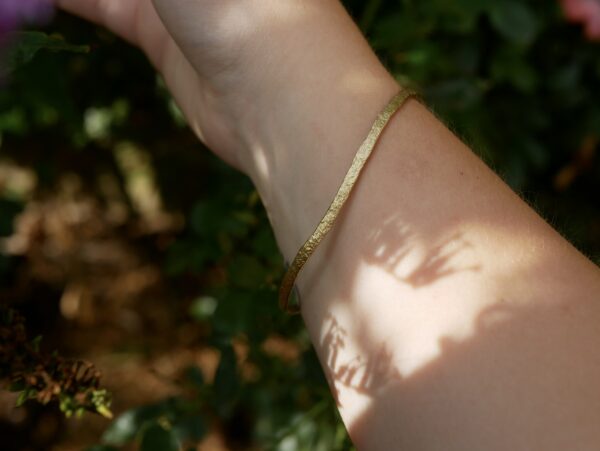 Organic Brass Bangle