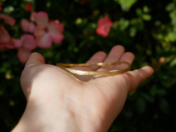 Organic Brass Bangle
