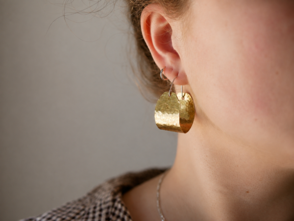 Dappled Light Hoop Earrings