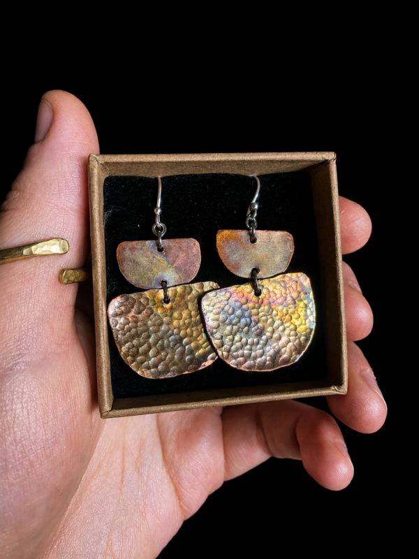 Flame Painted Crescents